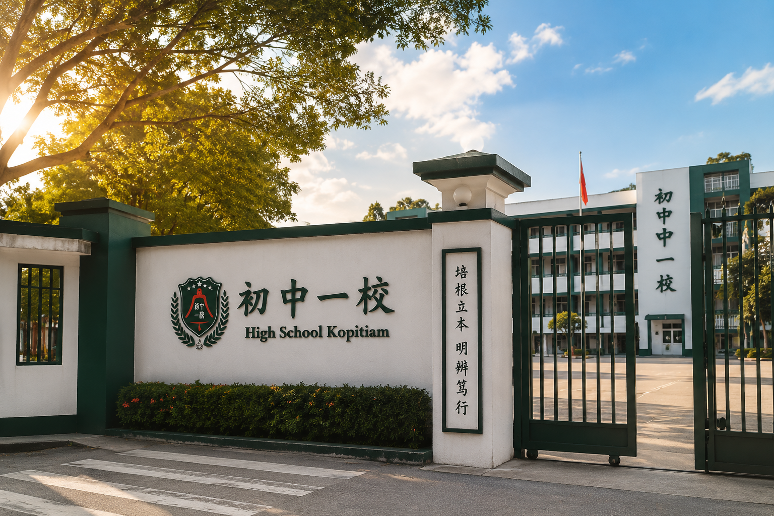 校园主题分行外观