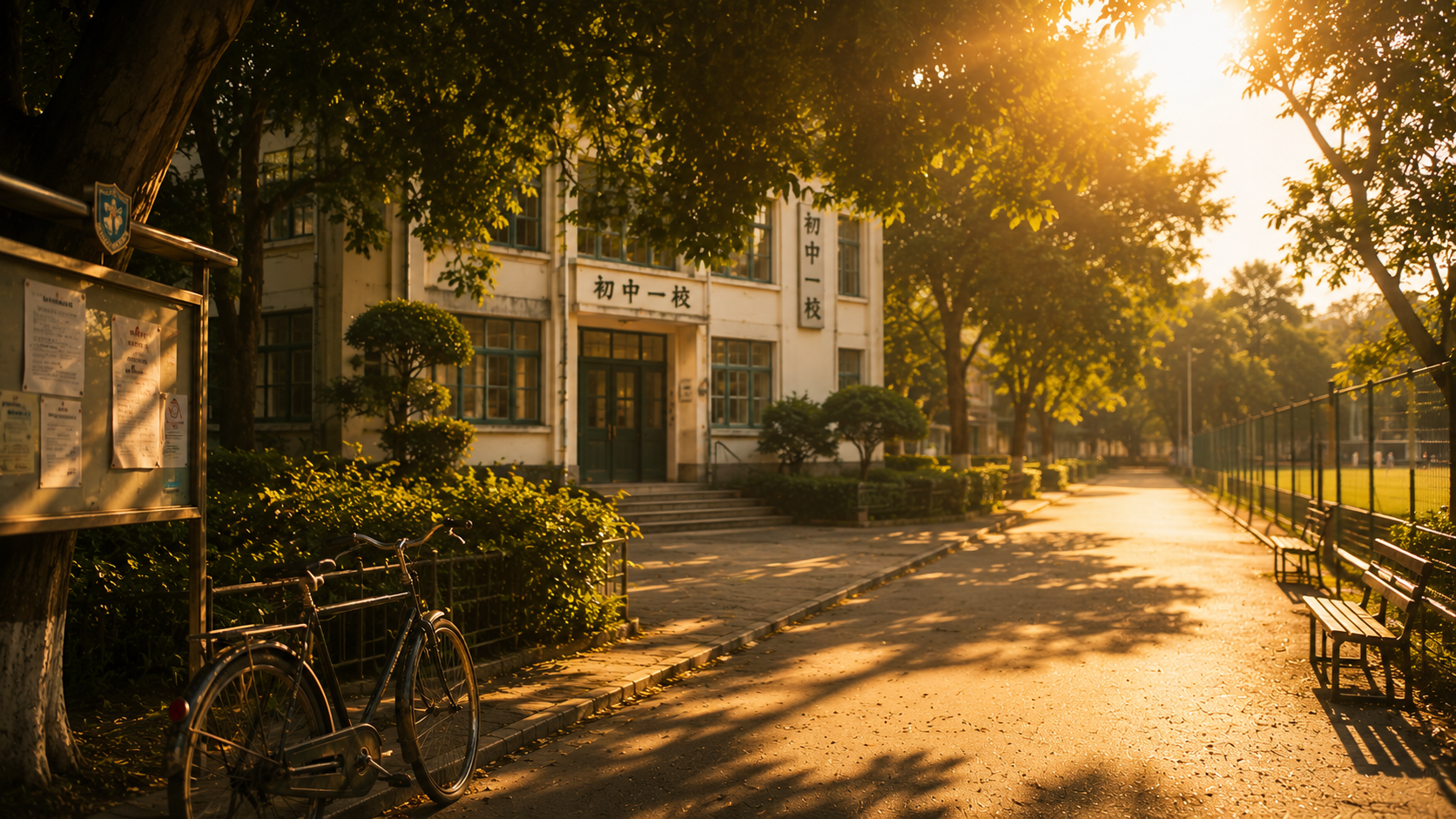 课后时光的校园阳光